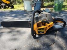 Poulan chainsaw with hard case