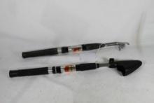 Two Daiwa extendable fishing rods. Used.