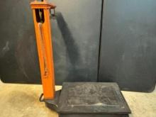 Fairbanks platform scale, height 44 inches