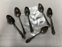 (6) Sterling Silver Spoons, 135 grams