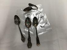 (4) Sterling Silver Spoons, 85 grams