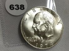 1974-S Ike 40% Dollar