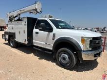 2017 FORD F-550 XL SUPER DUTY 2WD MECHANICS TRUCK