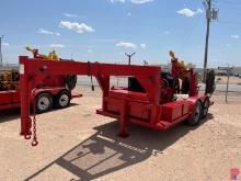 EVCO 85-TON POWER SWIVEL MTD ON T/A GOOSENECK TRAILER