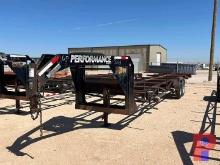 2008 PARK 32'X 7'T/A GOOSENECK PIPE TRAILER