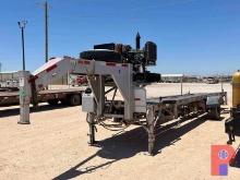 2006 CROWN ENERGY TECHNOLOGIES WRX 30'X 5'S/A GOOSENECK PIPE HANDLING TRAILER