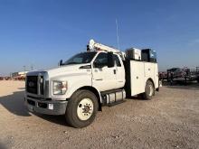 2017 FORD F-750 EXT CAB SERVICE TRUCK