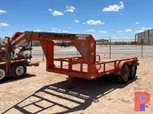 2008 PARKER 14'X 7'T/A GOOSENECK TRAILER