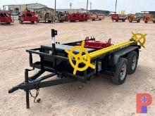 2008 PARK 10'X 5'T/A BUMPER PULL BOP TRAILER