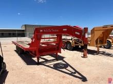 2011 CENTEX 16'X 8'T/A GOOSENECK TRAILER