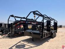 2024 AT TRAILERS 20'T/A MONORAIL GOOSENECK TRAILER