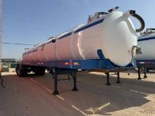 2007 TROXELL 130BBL T/A VACUUM TRAILER