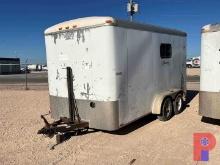 2009 FOREST RIVER 12'X 7'T/A BUMPER PULL CREW TRAILER