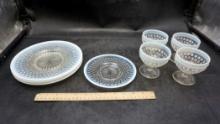 Hobnail Plates & Cups