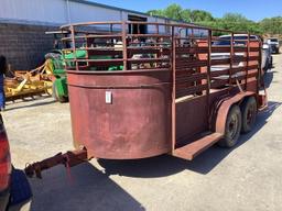 Tandem Axle Bumper Pull Trailer