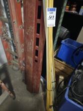 Assorted 10' fiberglass poles