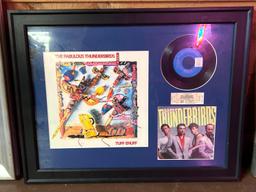 Lot of 3 Framed Music Memorabilia - Paul McCartney, Thunderbirds, and Billy Joe Shaver