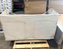 2 Door Metal Cabinet - 35.25 in x 21 5/8 in x 52 in - New in Box