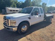 2008 FORD F-350XLT FLATBED TRUCK