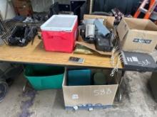 Office Phones, Power Supplies, Ice Chest, Charging Port, Office Chair, Misc Items