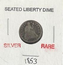 Seated Liberty Dime