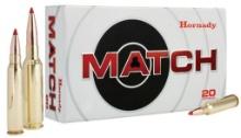 Hornady 81391 Match Target 6mm Creedmoor 108 gr Extremely Low DragMatch ELDM 20 Per Box