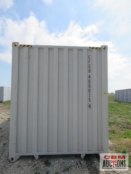 2023 40' Cargo Shipping Container 4-92" Double Doors On The Side And Rear Doors, One Trip Use