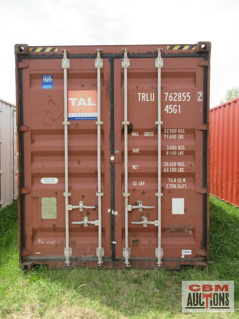 2008 40' Cargo Shipping Container, External Length: 40' External Width: 8' External High Cube