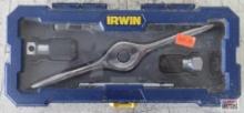Irwin Hanson 4935055 Tap & Die Tool Set w/ Molded Storage Case - MISSING Metric Pitch Gauge, 16 Leaf