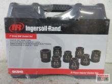 IR Ingersoll Rand SK8H8 8pc 1" Drive SAE, 6pt, SAE Impact Socket Set (7/8" to 1-1/2") w/ Molded