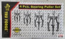 TRU FORGE 10100 4pc Bearing Puller Set Sizes" 3", 4" 6" & 8"