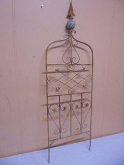 Ornate Iron Trellis