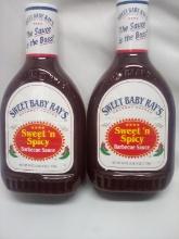 Sweet Baby Rays Sweet & Spicy BBQ sauce 2-40oz bottles
