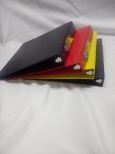 OfficeHub 1” View Binder w/ Two Inner Pockets. Quantity 4
