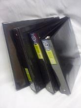 OfficeHub 1.5” View Binder w/ Two Inner Pockets. Quantity 4 black