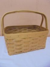 2005 Longaberger Lunch Box Basket w/ Protector