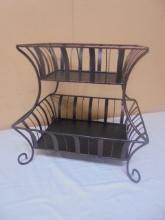 Metal Art 2 Tier Basket