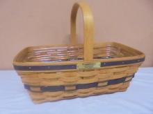 1993 Longaberger JW Collection Original Easter Basket w/ Protector