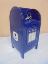 US Mail Metal Mailbox Bank w/ Keys