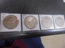1971 D Mint/1972 D Mint/1976 D Mint/1978 D Mint Eisenhower Dollars