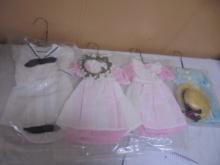 Group of  Brand New Doll Dresses