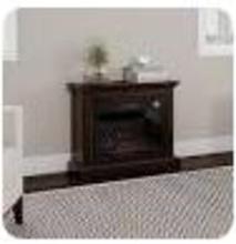 Northwest Electric Fireplace, brown MSRP: $268.00