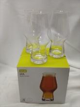 Set of 3 TRUE IPA Beer Glasses