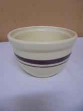 Vintage McCoy 1 Pint Double Brown Band Mixing Bowl