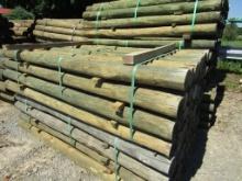 APPROX (36) 4'' X 7' TREATED FENCE POST