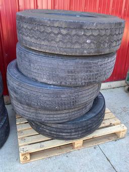 5 USED TRAILER TIRES