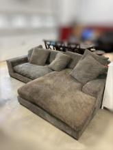 2-PIECE FABRIC COUCH