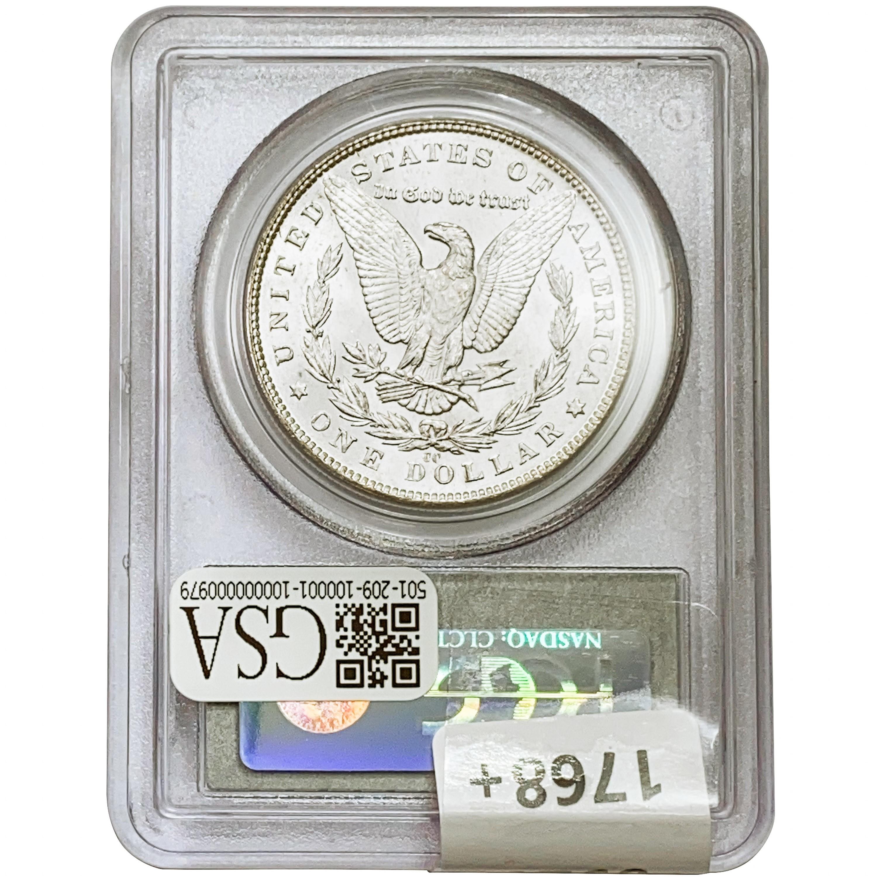 1890-CC Morgan Silver Dollar PCGS MS63 Carson City