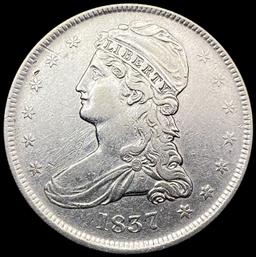 1837 Capped Bust Half Dollar CLOSELY UNCIRCULATED