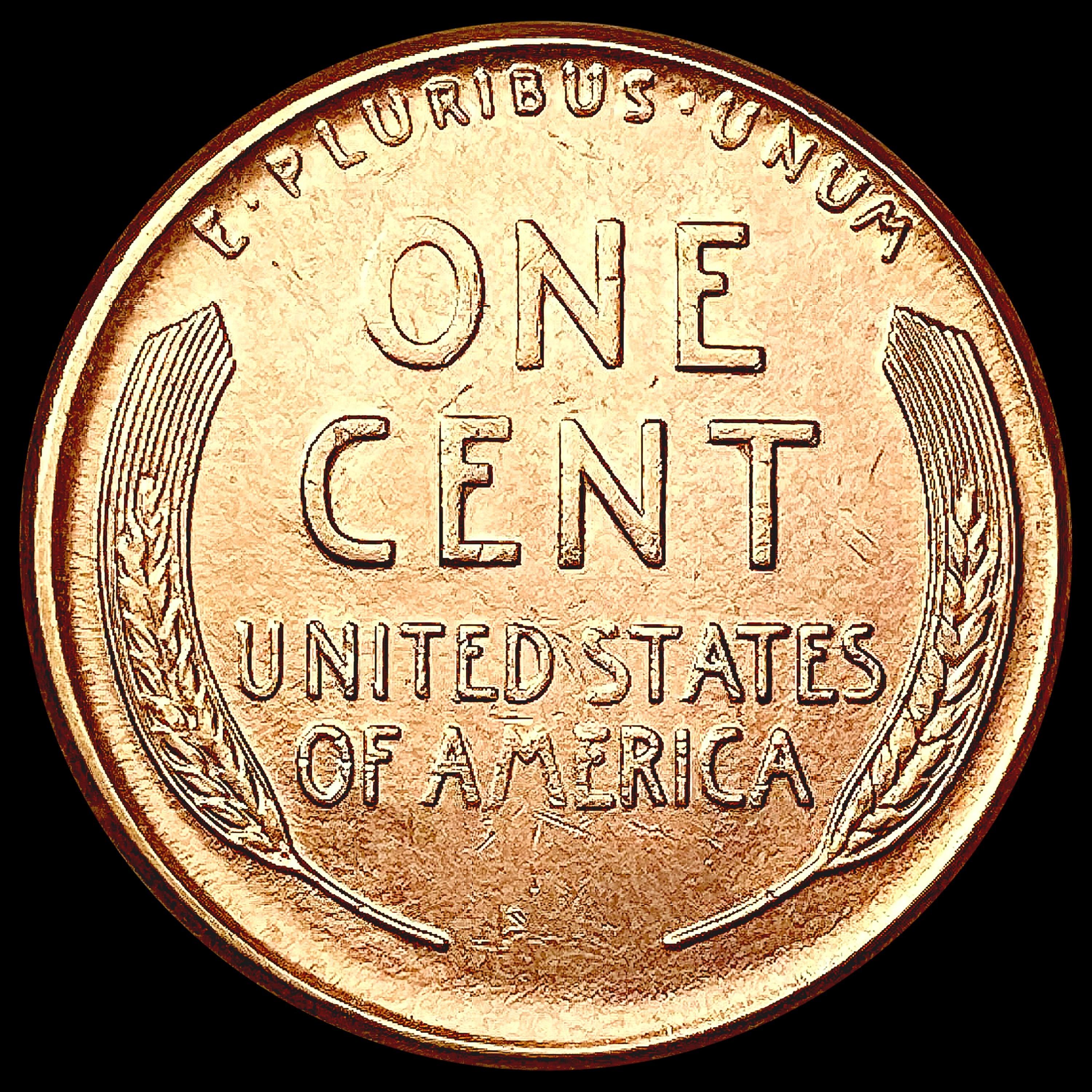 1920-S RED Wheat Cent CHOICE BU